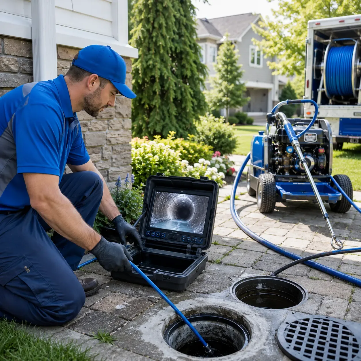 Outdoor drain cleaning professionals serving Prosper, TX